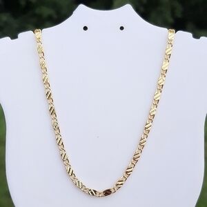 18kgp Mens Womens Dainty Necklace NEW